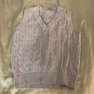 Lilac V-neck Knit top